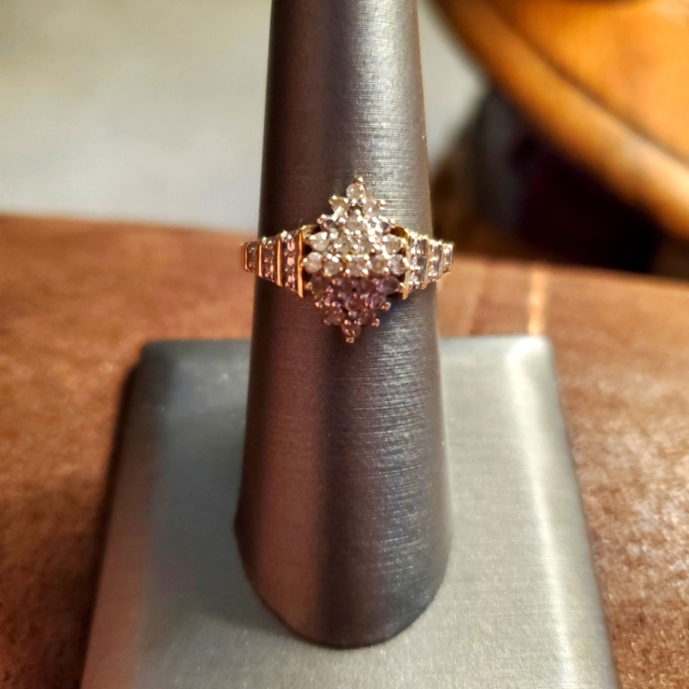 10k Gold Diamond Ring